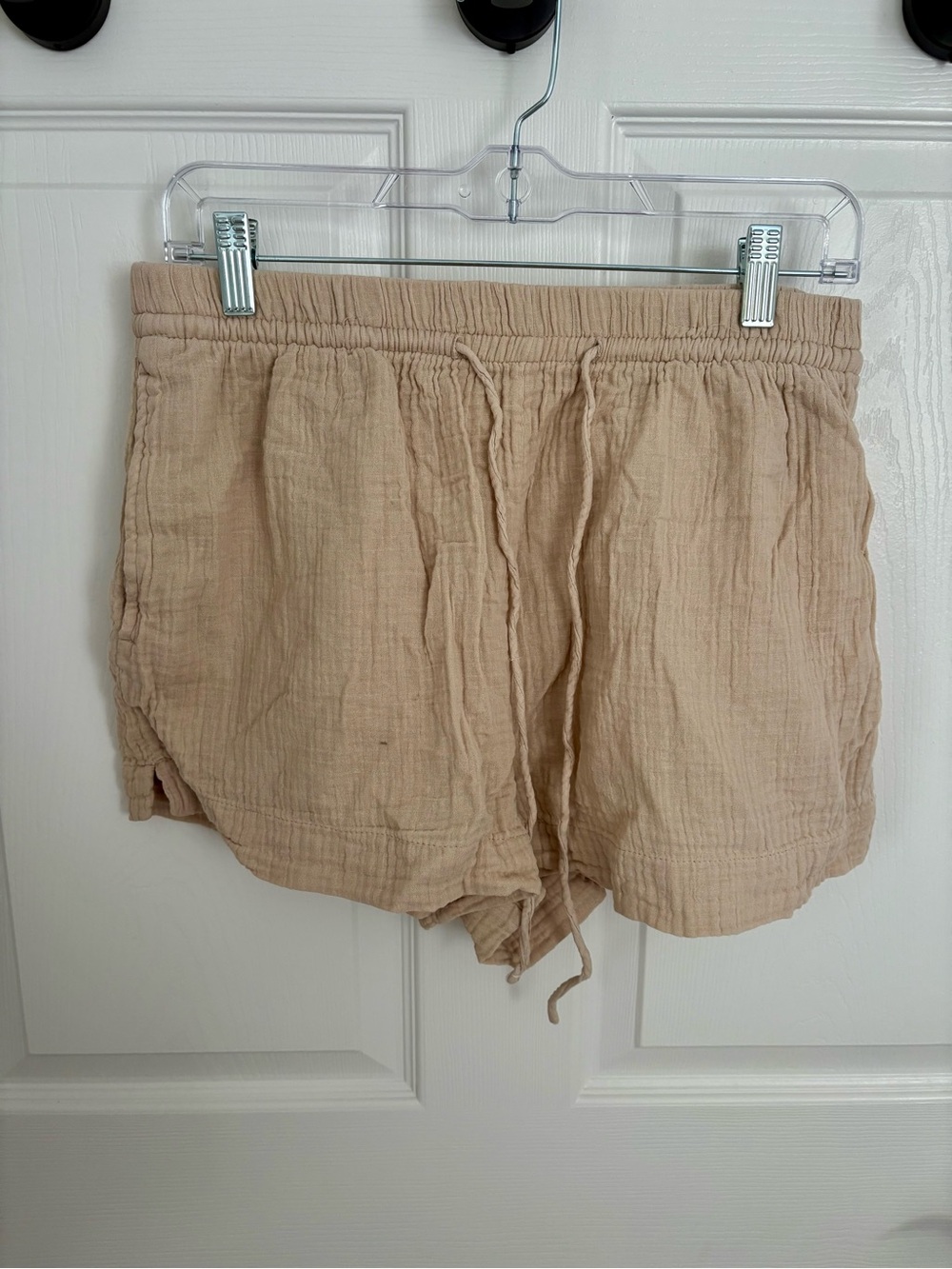 H&M Casual Drawstring Women’s Shorts - Beige